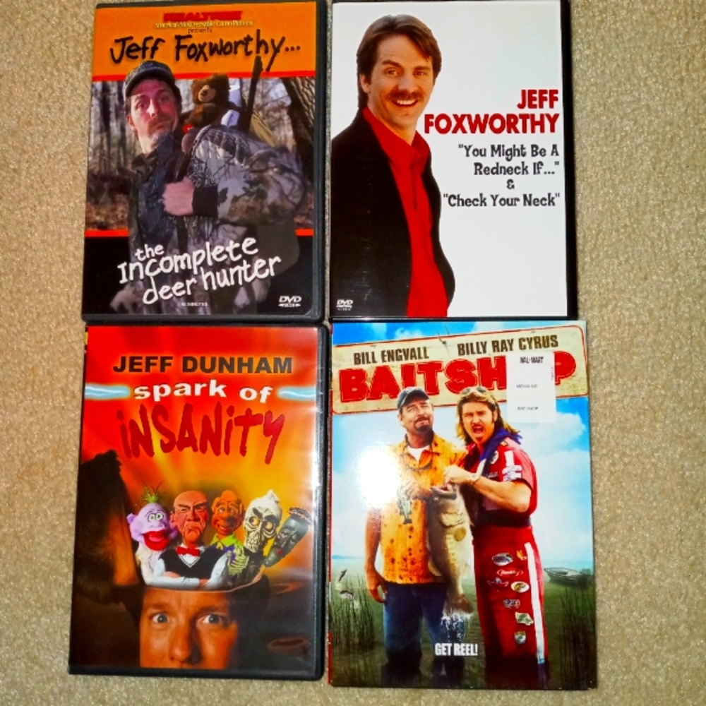 Sorted comedy DVDs